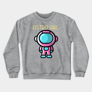 Astro Girl Design Crewneck Sweatshirt